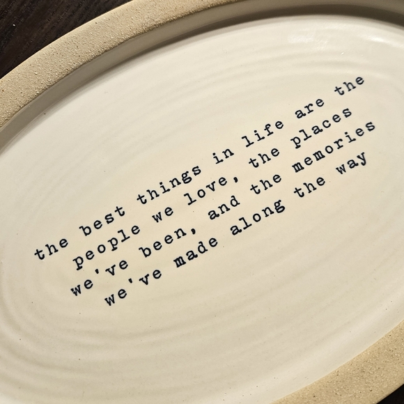 Inspirational Quote Serving Platter - Picture 2 of 5